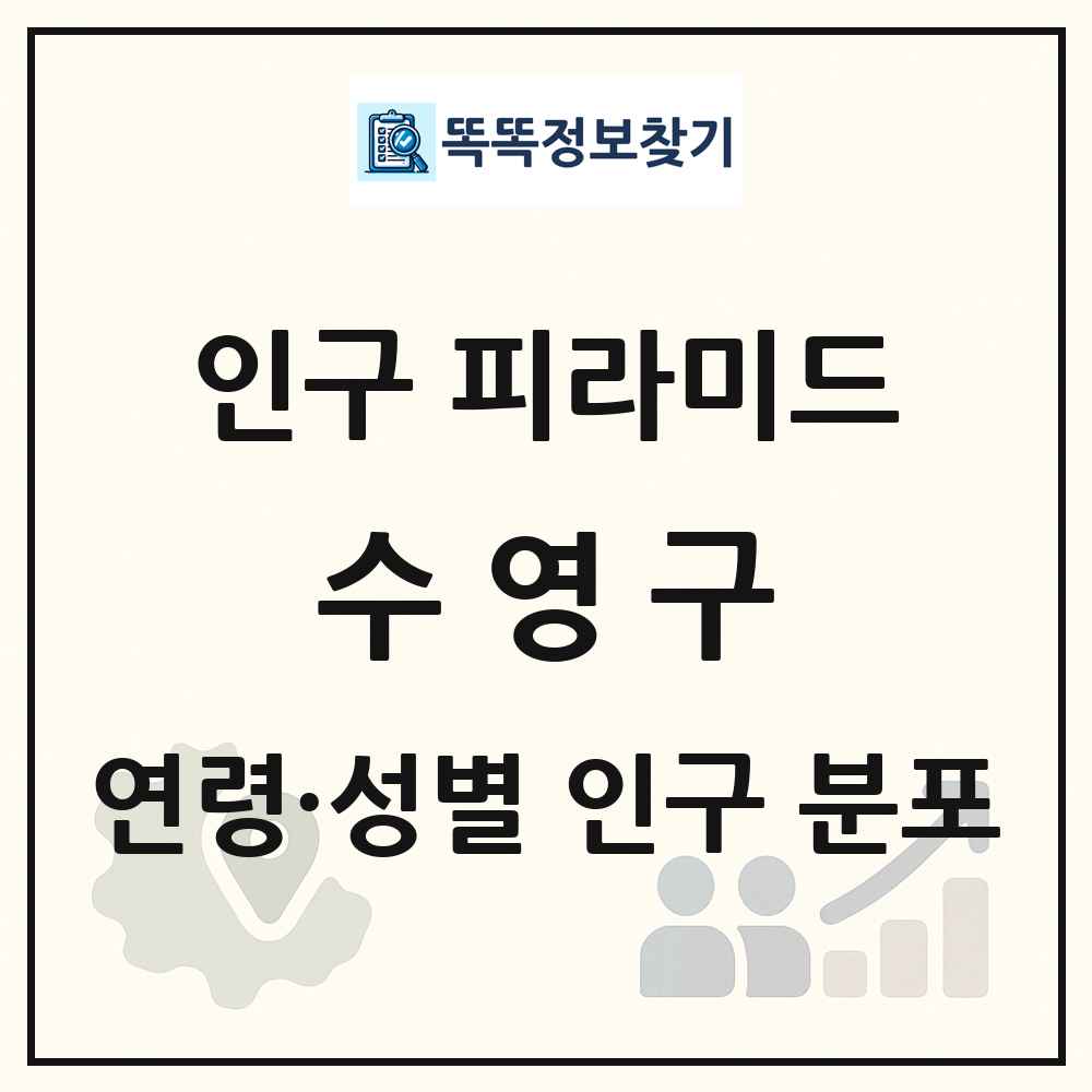 수영구 인구 피라미드 링크 그림